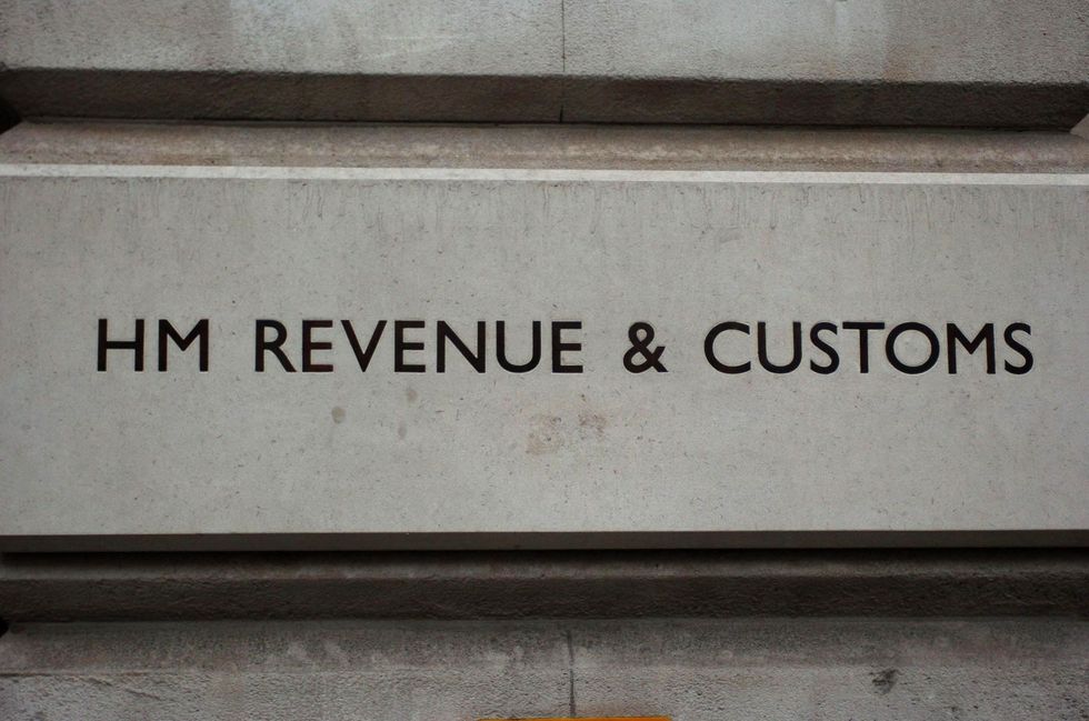HMRC sign outside department building