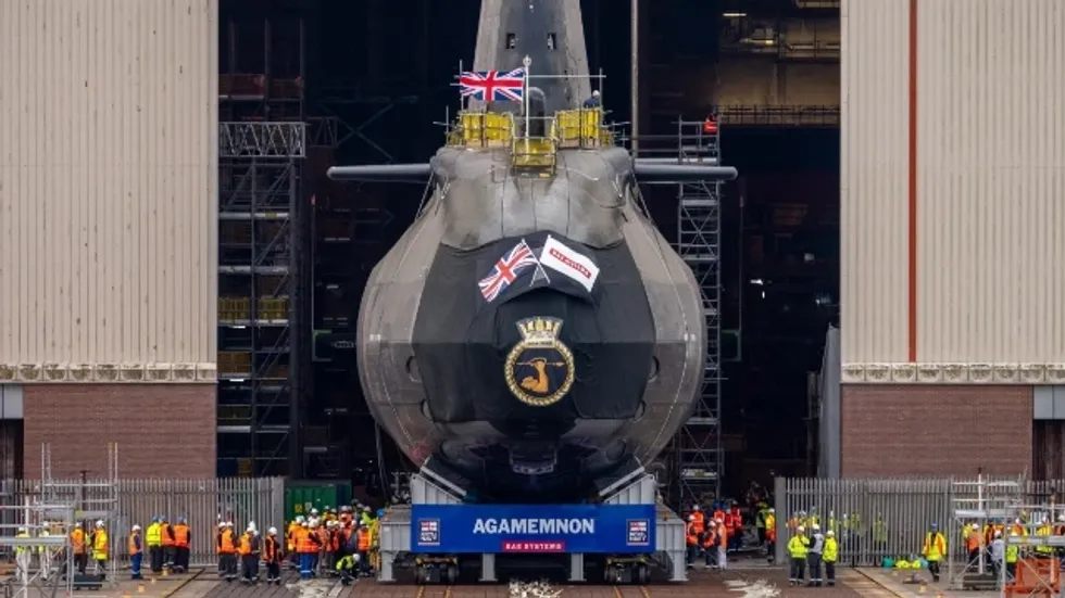 HMS Agamemnon (S123) is the sixth of the Royal Navy's Astute-class nuclear-powered attack submarines