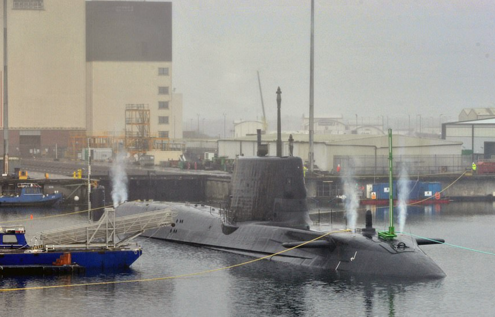 HMS Anson security threat