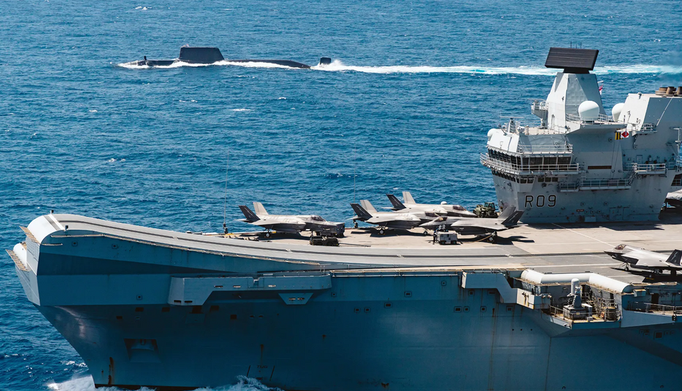 HMS Astute and the carrier fleet