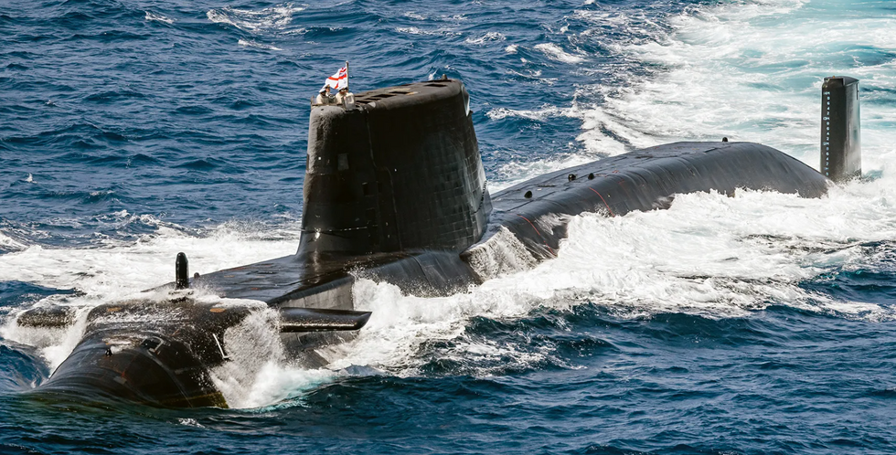HMS Astute is on its way to the Mediterranean