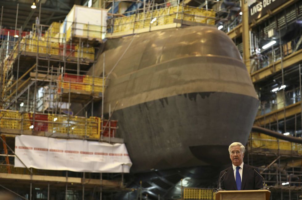 HMS Audacious being built