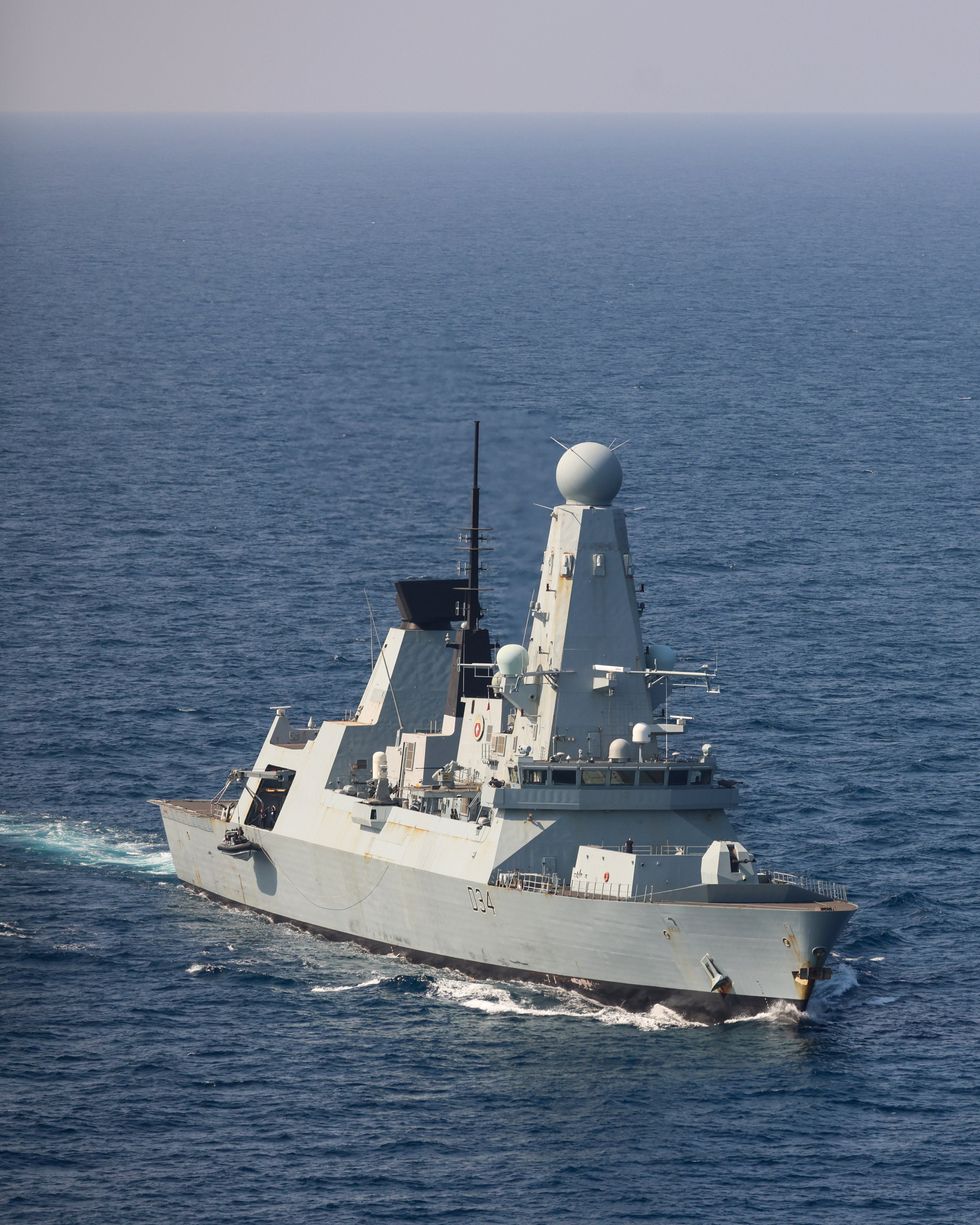 HMS Diamond in Red Sea