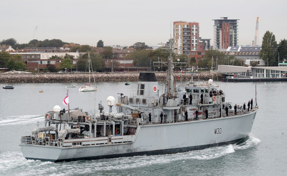 HMS Ledbury pictured in 2020\u200b