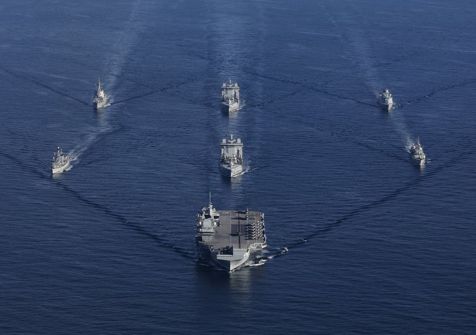 HMS Prince of Wales leads a Nato carrier strike group for Operation Steadfast Defender 2024