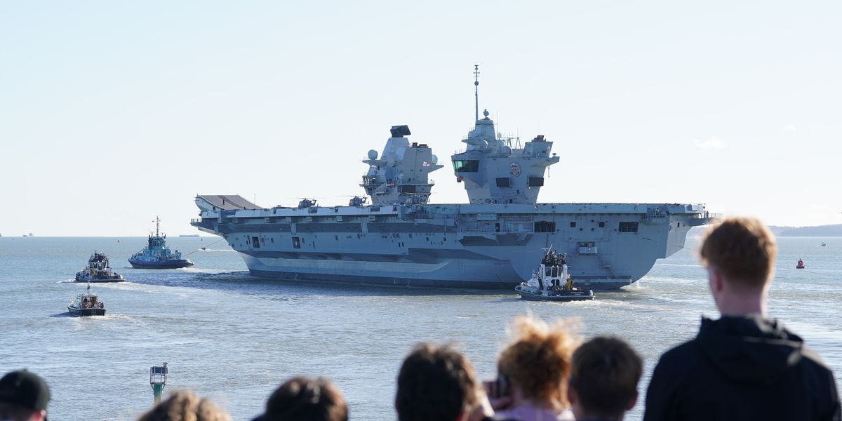 NextImg:Royal Navy to deploy BIGGEST maritime force of British combat jets since Falklands war