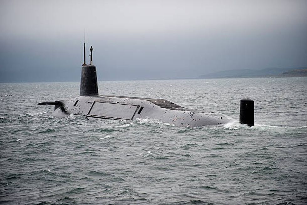 HMS Vanguard submarine