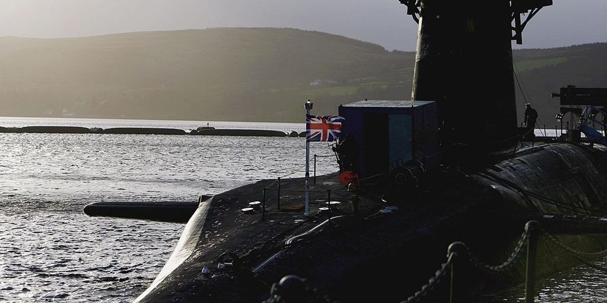 NextImg:British nuclear missile 'dramatically MISFIRES' and lands just metres from submarine that sent it
