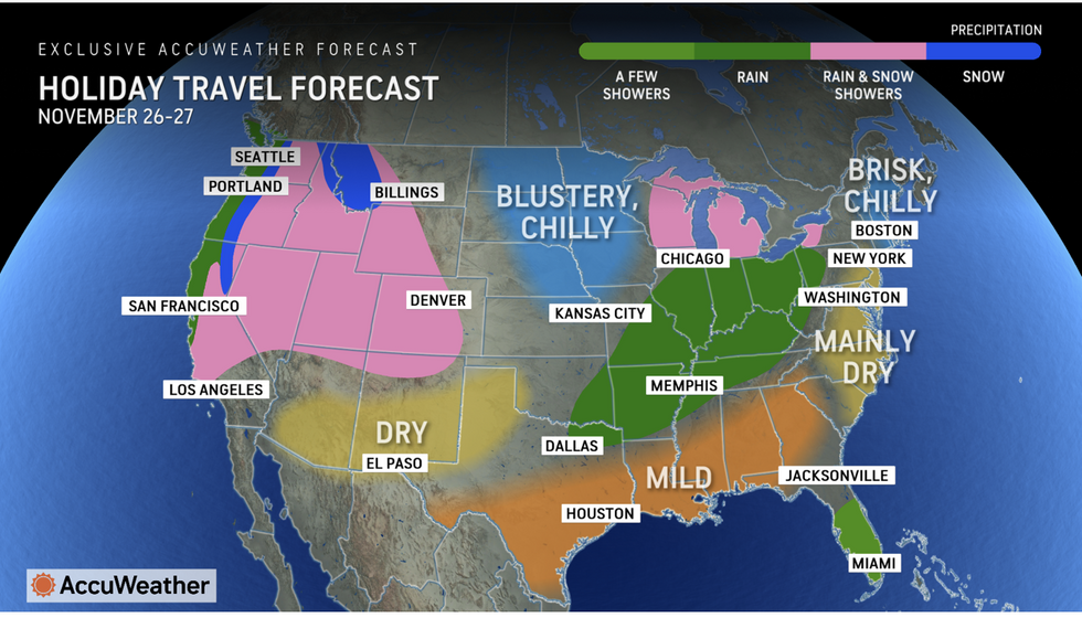 Holiday travel forecast