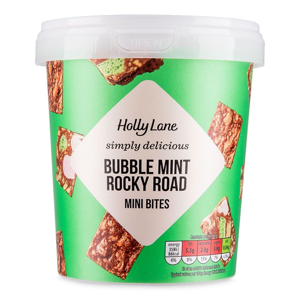 Holly Lane Bubble Mint Rocky Road Mini Bites
