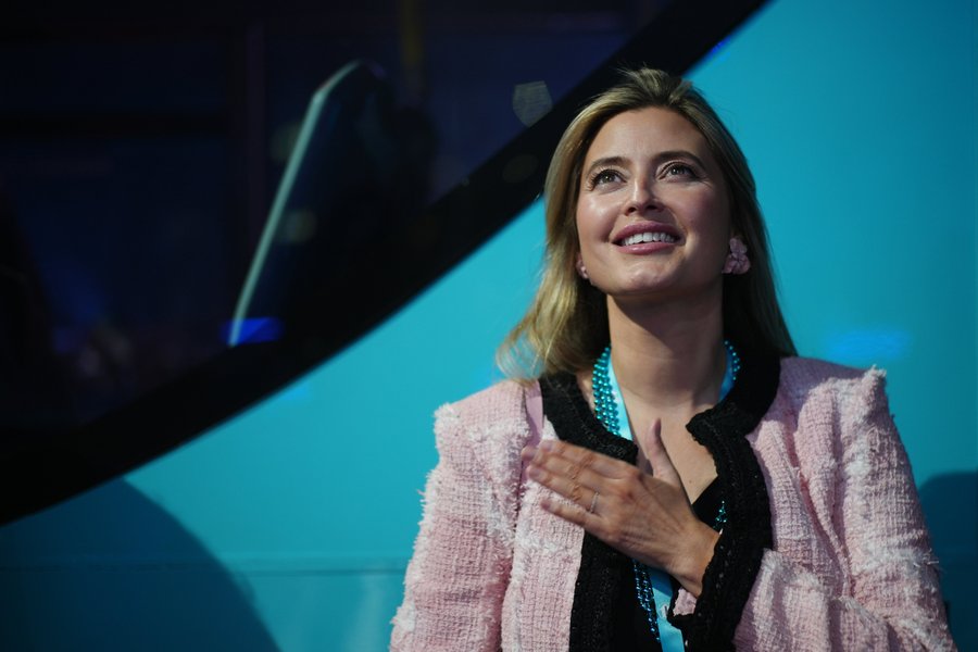 Holly Valance at Reform UK conference 2024