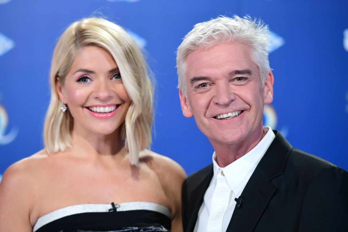 Holly Willoughby (left) and Phillip Schofield attending the launch of Dancing On Ice 2020