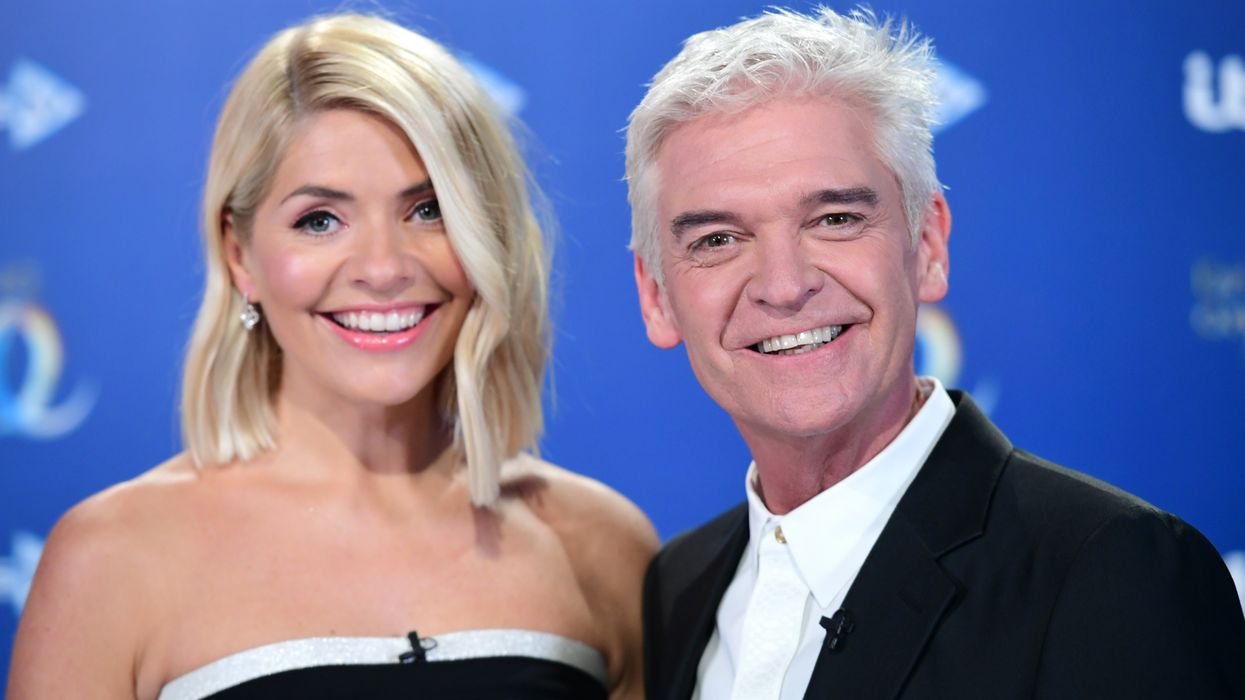 Holly Willoughby (left) and Phillip Schofield attending the launch of Dancing On Ice 2020