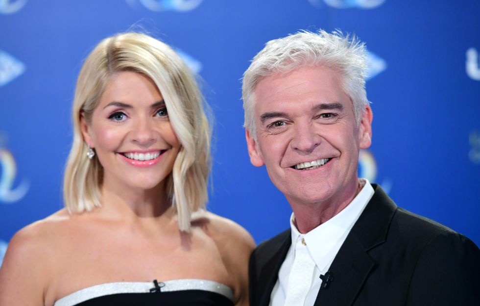 Holly Willoughby (left) and Phillip Schofield (right) attending the launch of Dancing On Ice 2020