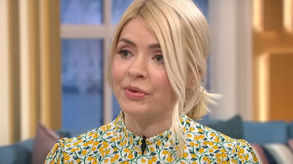 Holly Willoughby on the This Morning couch
