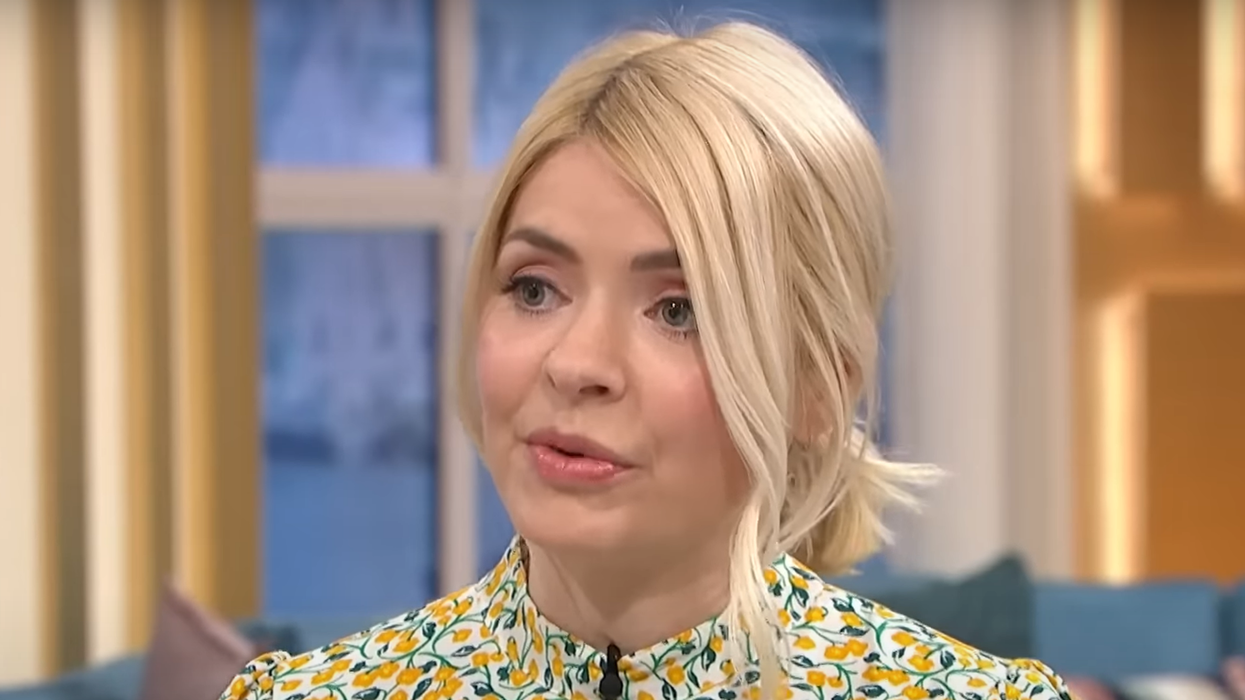 Holly Willoughby on the This Morning couch