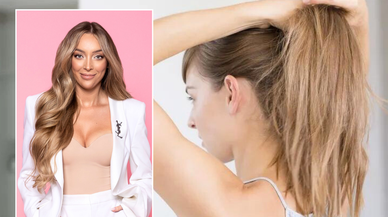 Hollywood Hair / thick hair in ponytail