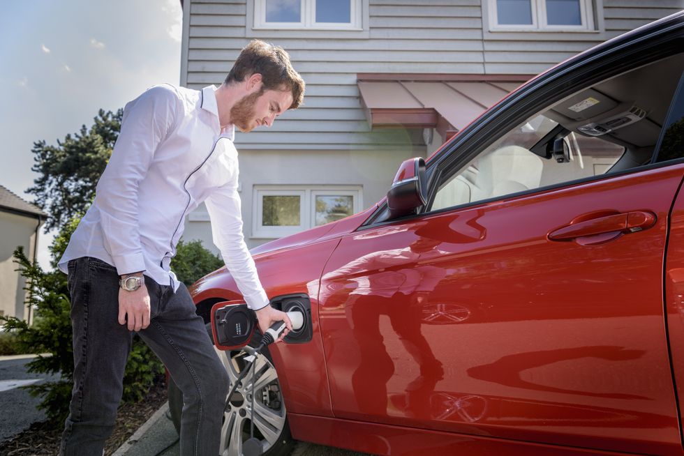 Home electric vehicle charger