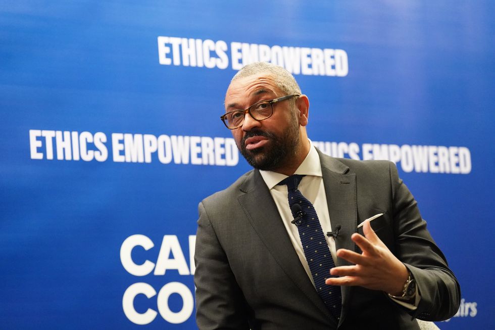 Home Secretary James Cleverly