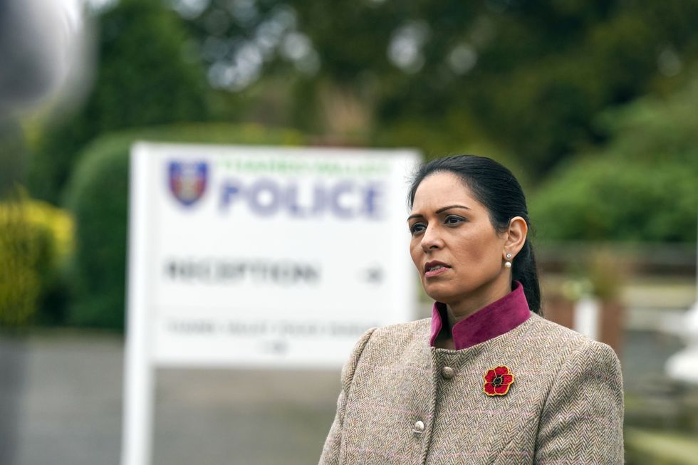 Home Secretary Priti Patel vows to stop 100% of migrant crisis.