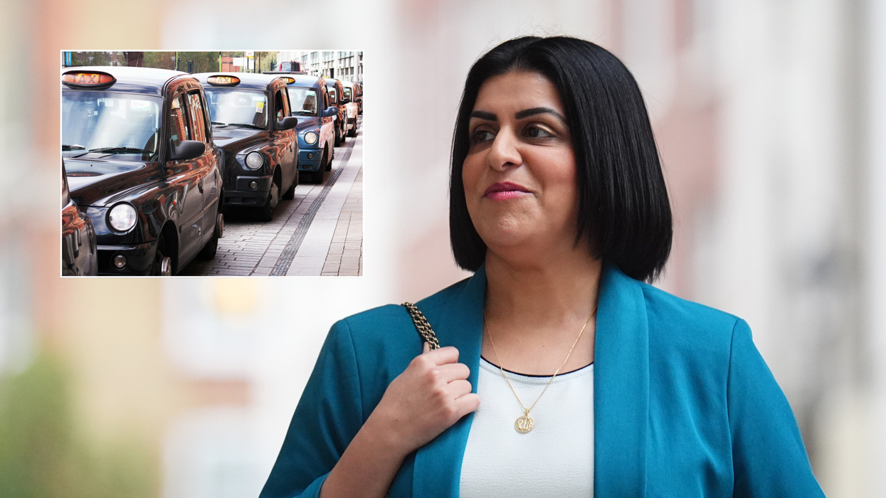 Home Secretary Shabana Mahmood / taxi rank