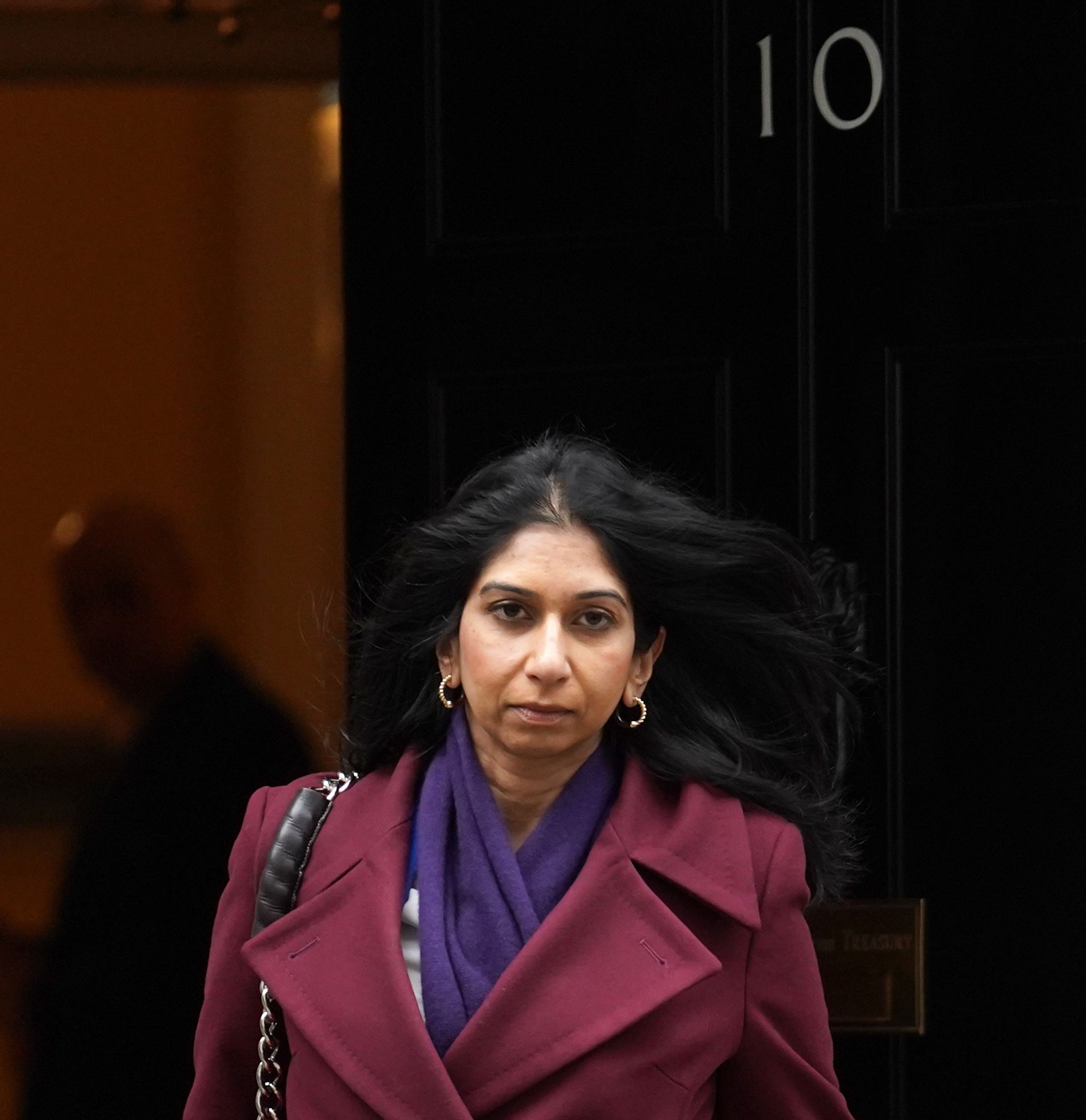 Home Secretary Suella Braverman leaving Downing Street, London, after a Cabinet meeting. Picture date: Tuesday January 31, 2023.