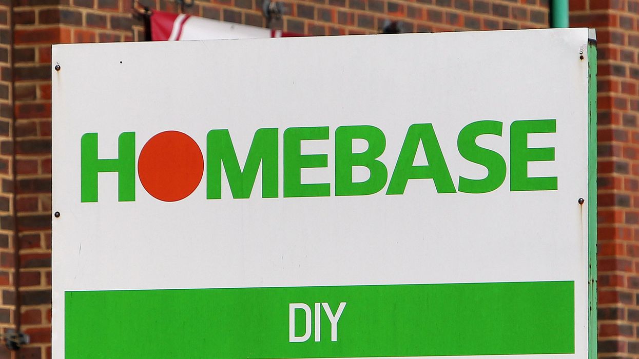 Homebase sign outside store