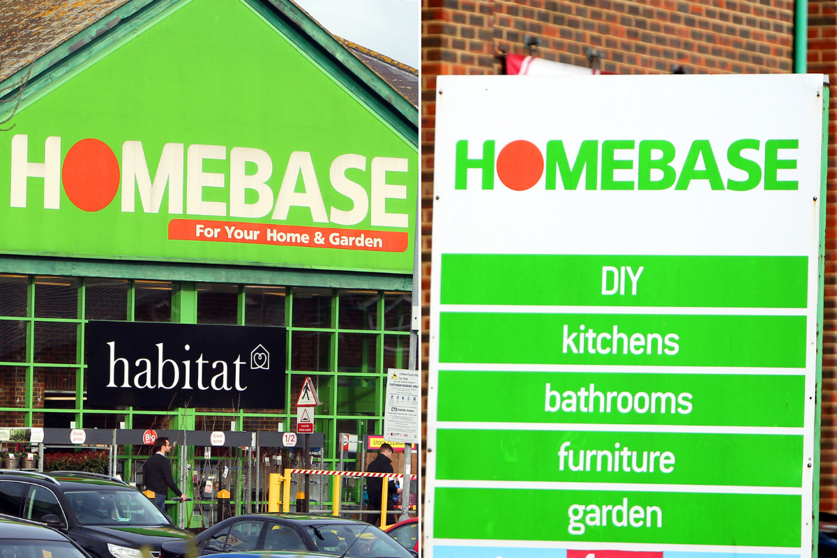 Homebase store sign 