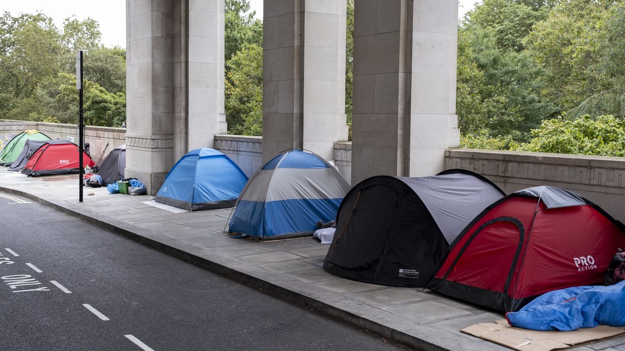 Homeless tents