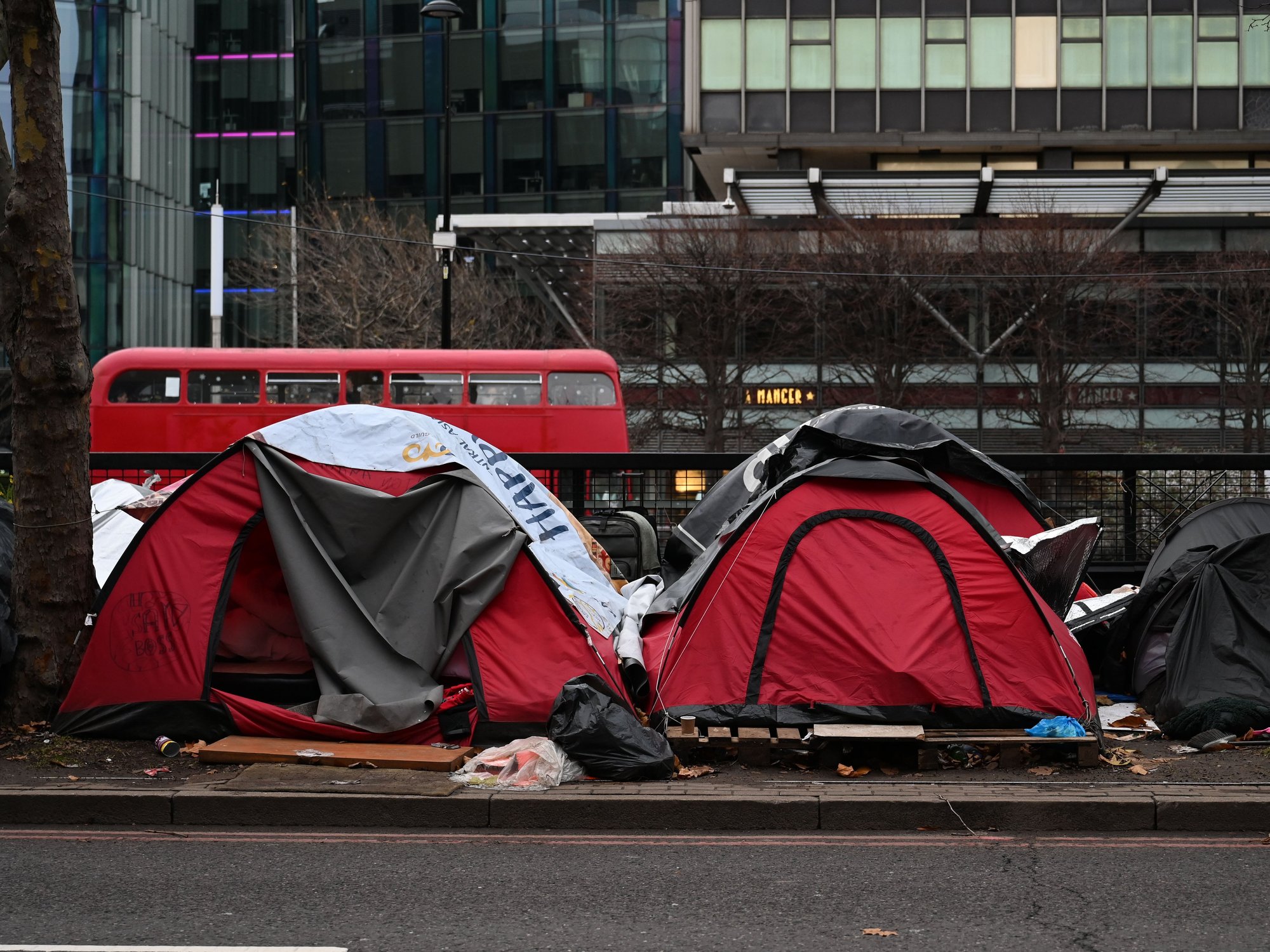 Homeless tents