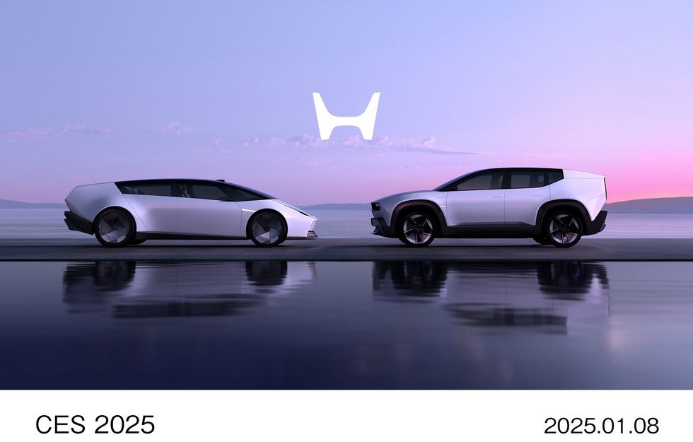 Honda debuted the 0 series line of electric cars at CES 2025