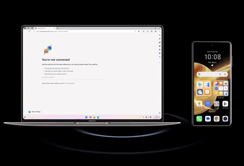 Honor device network sharing
