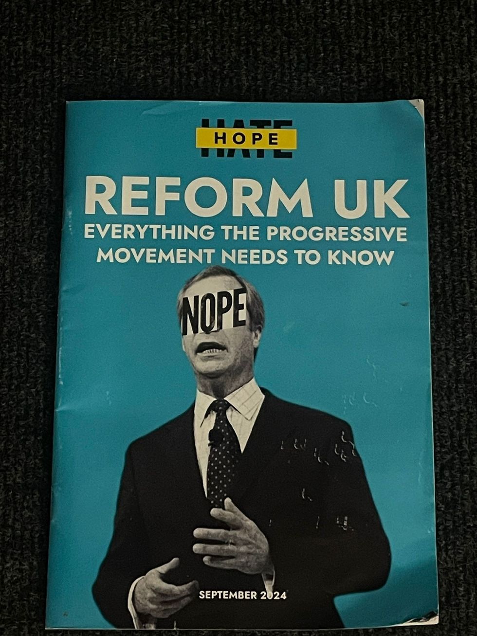 Hope Not Hate produced a pamphlet on tackling Reform UK