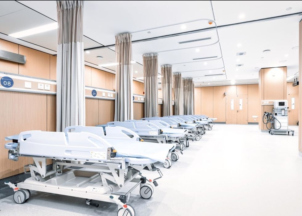 hospital beds
