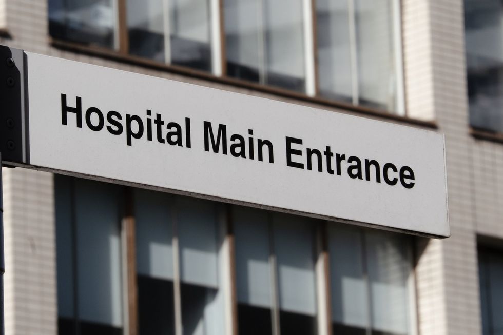 Hospital sign