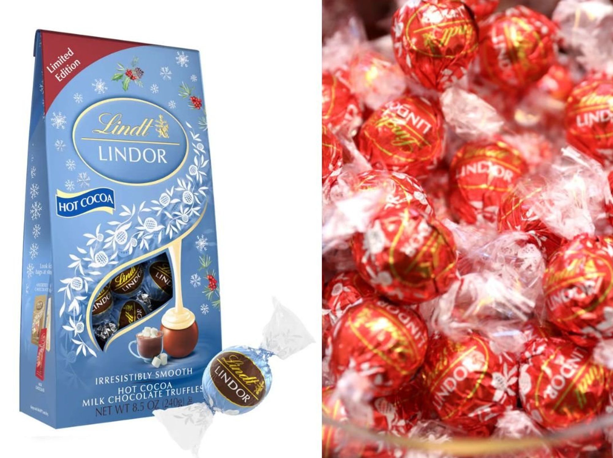 Hot Cocoa Milk Chocolate Truffles / Lindor Truffles