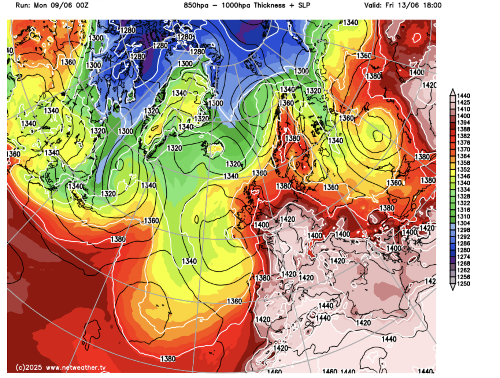 Hot plume moves in from the south