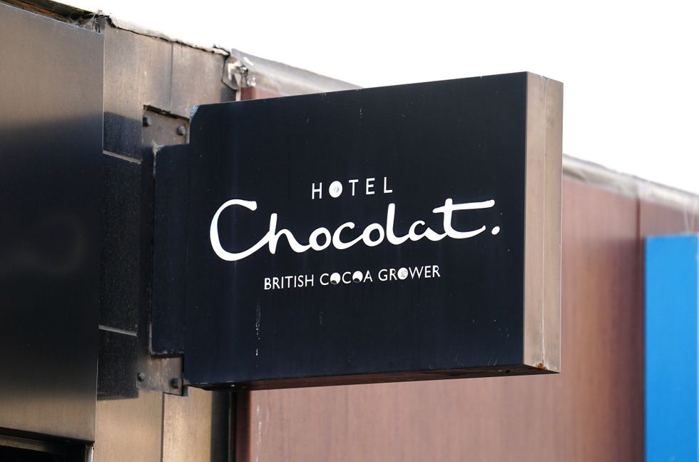 Hotel Chocolat sign