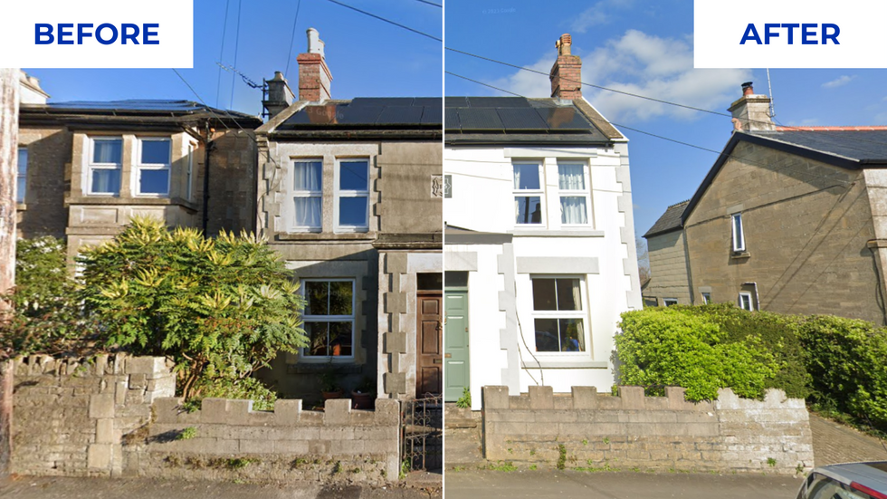 House before and after