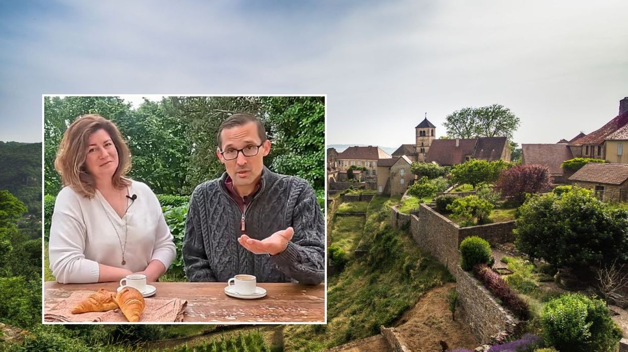 house in france and headshot