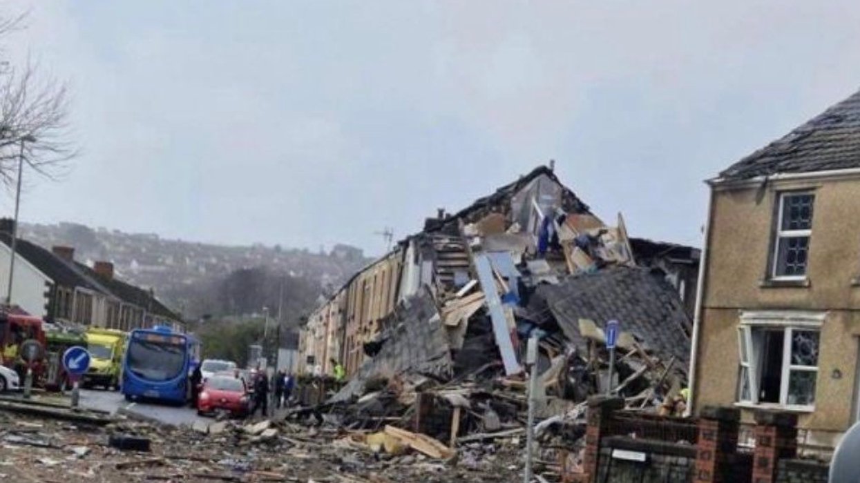House in Swansea severely damaged
