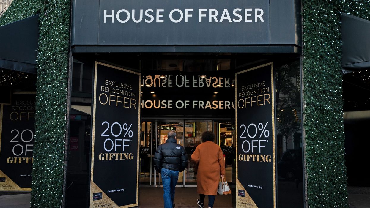 House of Fraser store sign