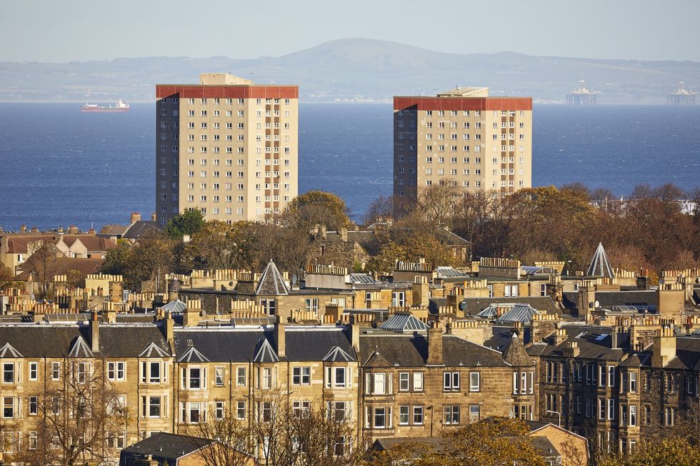 Houses in Edinburgh, Scotland