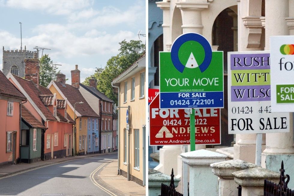 Houses in Suffolk / For sale signs