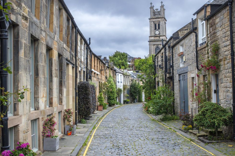 Houses on Circus Lane, Stockbridge, Edinburgh