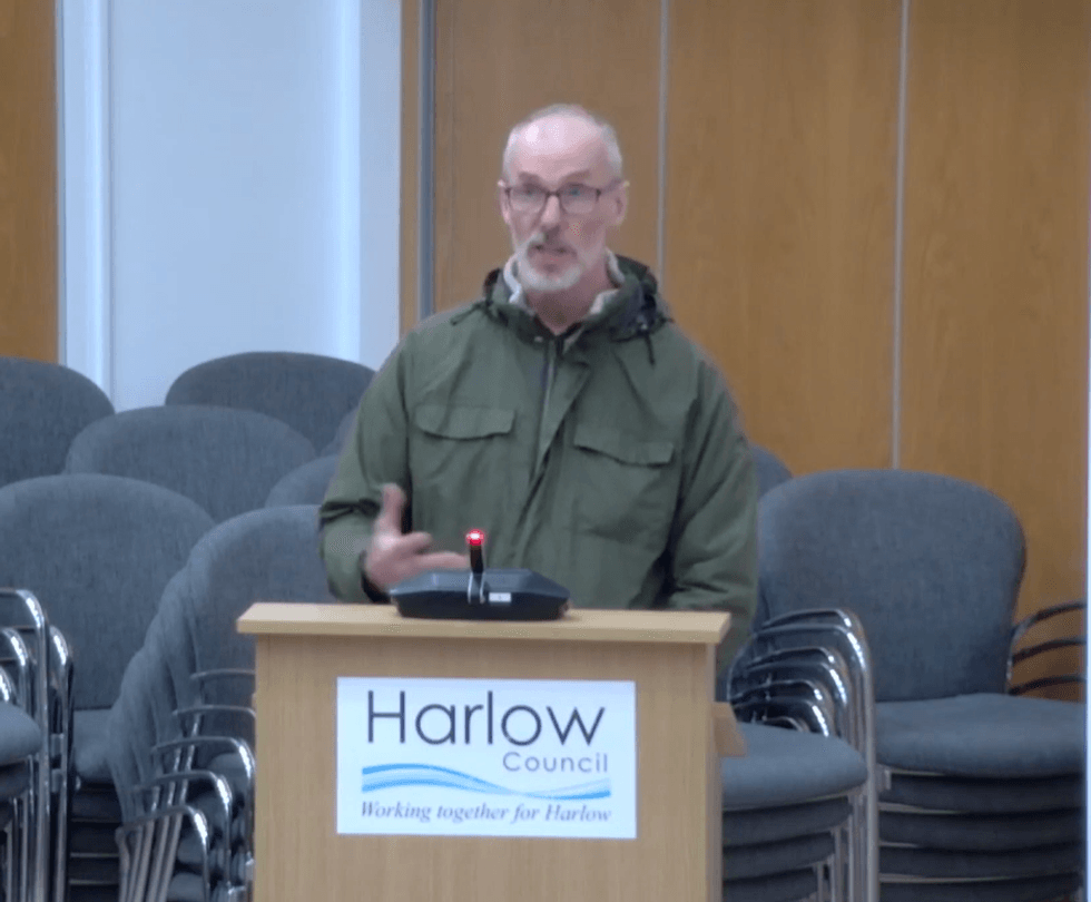 Howard Beaumont, Green Party activist, Harlow Council