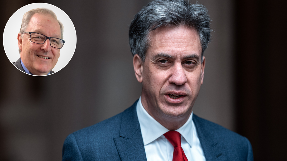 Howard Cox and Ed Miliband