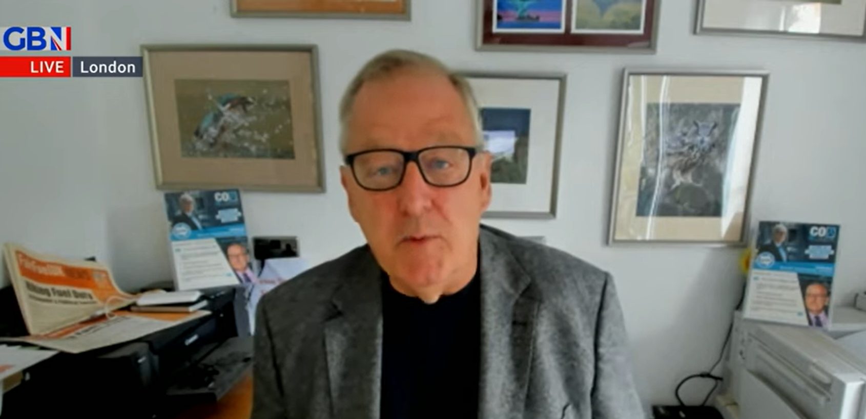 Howard Cox speaking about fuel prices