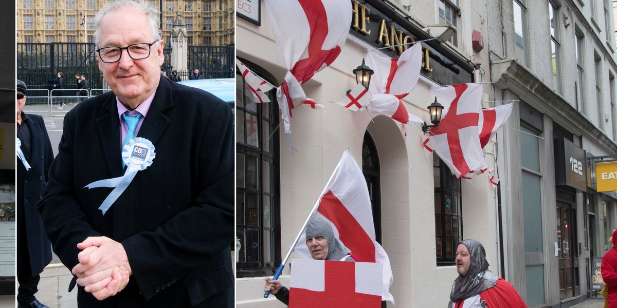 NextImg:St George has been hijacked by the mountain of left-wing groups, as all that represents what’s wrong with being English, says Howard Cox