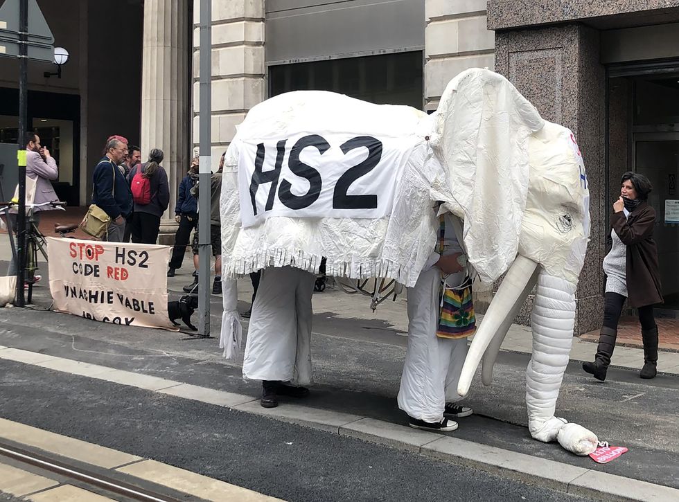 HS2 has been dubbed the 'White Elephant' by many of its critics.